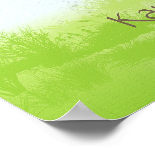 の結婚拇印ツリー ポスター (角)