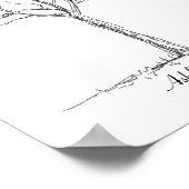 の結婚指紋ツリー ポスター (角)