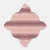 の結婚文字カスタムの好意ボックスバラ金ゴールドグリッター フェイバーボックス (折り畳みなし)