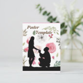 の結婚文房具 ポストカード (スタンド正面)