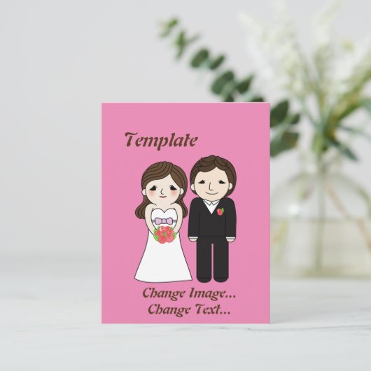 の結婚文房具 ポストカード (スタンド正面)