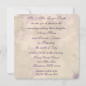 の結婚文房具 招待状 (裏面)