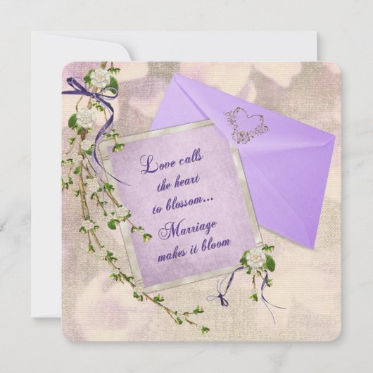 の結婚文房具 招待状 (正面)