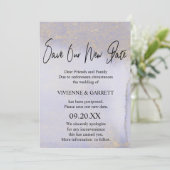 の結婚新救期間延期 招待状 (スタンド正面)