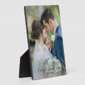 の結婚新着写真アクリル フォトプラーク (側面)