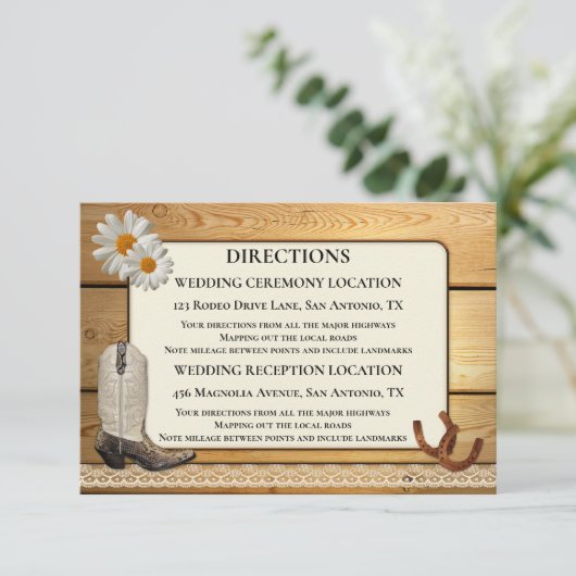 の結婚方向と宿泊施設の挿入カード エンクロージャーカード (スタンド正面)