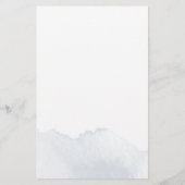 の結婚旅程アイコンモダンプログラムカード 便箋 (裏面)