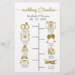 の結婚旅程アイコンChic Script結婚の駅 便箋