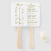 の結婚旅程カクテル – アイコ結婚ンの歓迎 ハンドファン (正面&裏面)