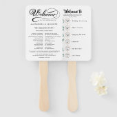 の結婚旅程カクテル – アイコ結婚ンの歓迎 ハンドファン (正面&裏面)