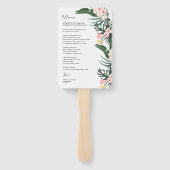 の結婚旅程カクテル – アイコ結婚ンの歓迎 ハンドファン (裏面)