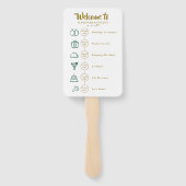 の結婚旅程カクテル – アイコ結婚ンの歓迎 ハンドファン (裏面)