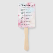 の結婚旅程カクテル – アイコ結婚ンの歓迎 ハンドファン (裏面)