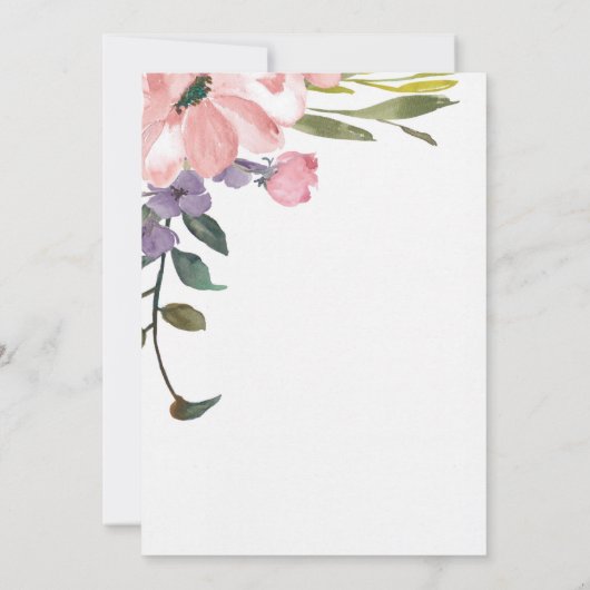 の結婚旅程 – ウェルカムレターティーバラ 招待状 (裏面)