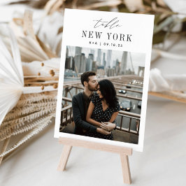 の結婚旅行先の写真と名前 テーブルナンバー