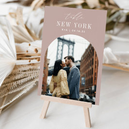 の結婚旅行先の写真と名前 テーブルナンバー