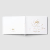 の結婚旅行先パスポート世界地図ありがとう ゲストブック (全面)