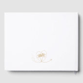 の結婚旅行先パスポート世界地図ありがとう ゲストブック (裏面)