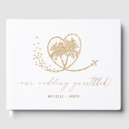 の結婚旅行先パスポート世界地図ありがとう ゲストブック