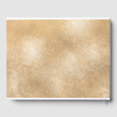 の結婚旅行先パスポート世界地図ありがとう ゲストブック (裏面)