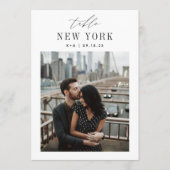 の結婚旅行先フォトテーブル番号 (正面)