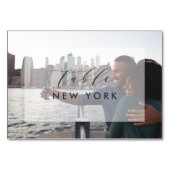 の結婚旅行先フォトテーブル番号 テーブルナンバー (正面)