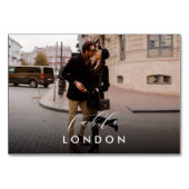 の結婚旅行先フォトテーブル番号 テーブルナンバー (正面)