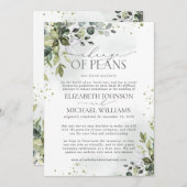 の結婚日付延期ユーカリ水カラー セーブザデート (正面/裏面)