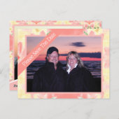 の結婚日付注記 ポストカード (正面/裏面)