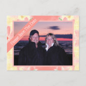 の結婚日付注記 ポストカード (正面)