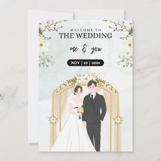 の結婚日付 招待状