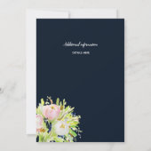 の結婚日程の保存 招待状 (裏面)