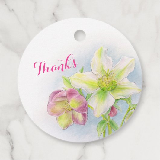 の結婚春ヘルボア名前をカスタムする及び感謝してい フェイバータグ (裏面)