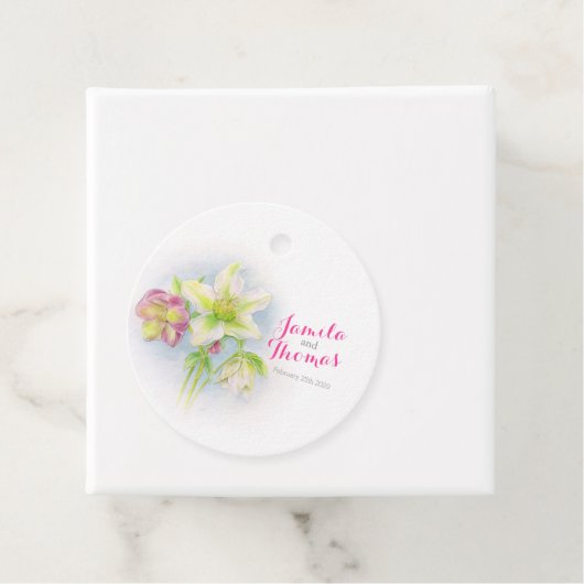 の結婚春ヘルボア名前をカスタムする及び感謝してい フェイバータグ (インサイチュ)