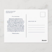 の結婚更新クラシックはがき ポストカード (裏面)