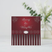 の結婚更新宣誓式招待状 招待状 (スタンド正面)