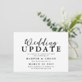 の結婚更新延期日の変更 セーブザデート (スタンド正面)