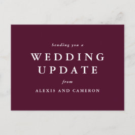 の結婚更新日の変更 ポストカード