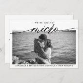 の結婚更新 |マイクロに移行 案内状 (正面/裏面)