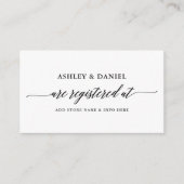 の結婚書跡モダンエレガント簿 エンクロージャーカード (正面)