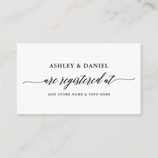 の結婚書跡モダンエレガント簿 エンクロージャーカード (正面)