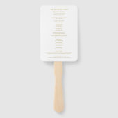 の結婚服務命令プログラム金ゴールド ハンドファン (裏面)