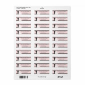 の結婚服装のパーソナライズされた住所 シール (フルシート)