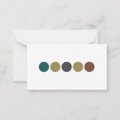 の結婚服装の服装規定 ノートカード (裏面)