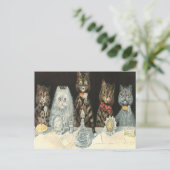 の結婚朝食フードビスケットバイルイスワーイン ポストカード (スタンド正面)