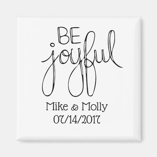 の結婚期日 マグネット (正面)