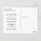 の結婚木素朴工の壺の灯りが日付を除いて ポストカード (裏面)