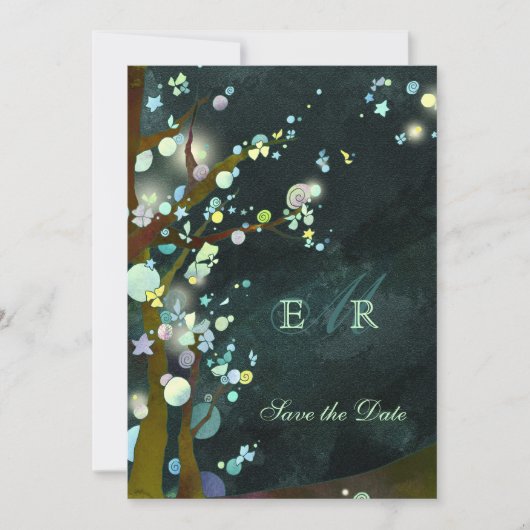 の結婚森の中の日付を保存 セーブザデート (正面)