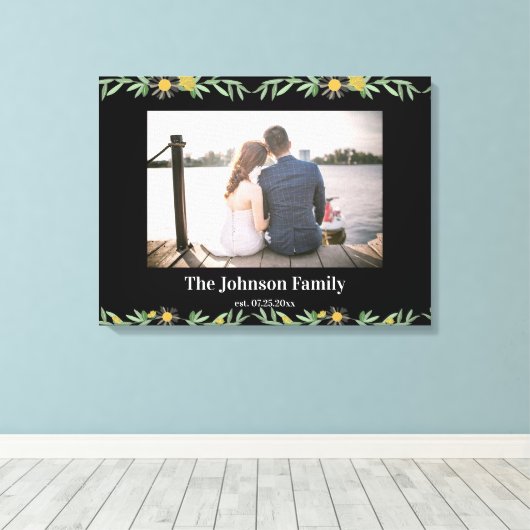 の結婚植物性カスタムの写真拡大 キャンバスプリント (インサイチュ (ウッドフロア))