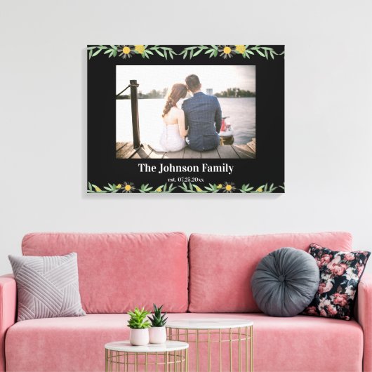 の結婚植物性カスタムの写真拡大 キャンバスプリント (インサイチュ (リビング))